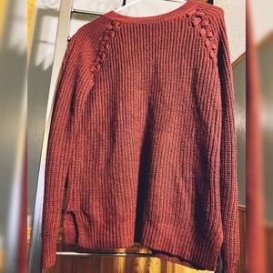 Burgundy sweater